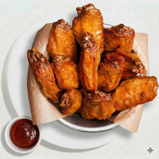 Chicken Wings Dinner.